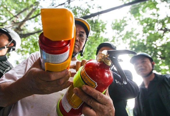 Bình chữa cháy ô tô: Quy định, kinh nghiệm mua và cách dùng