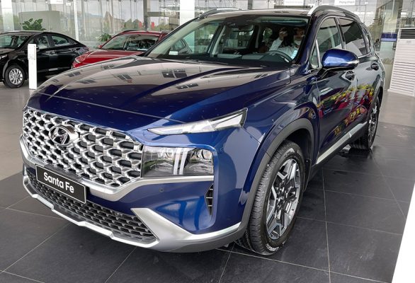 Hyundai SantaFe 2021: Giá xe lăn bánh & đánh giá thông số kỹ thuật (7/2021)