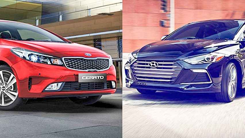 So sánh Kia Cerato và Hyundai Elantra