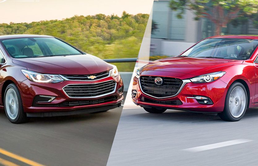 So sánh Chevrolet Cruze và Mazda 3