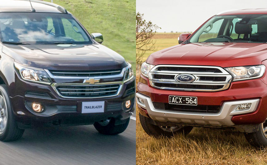 So sánh Chevrolet Trailblazer và Ford Everest
