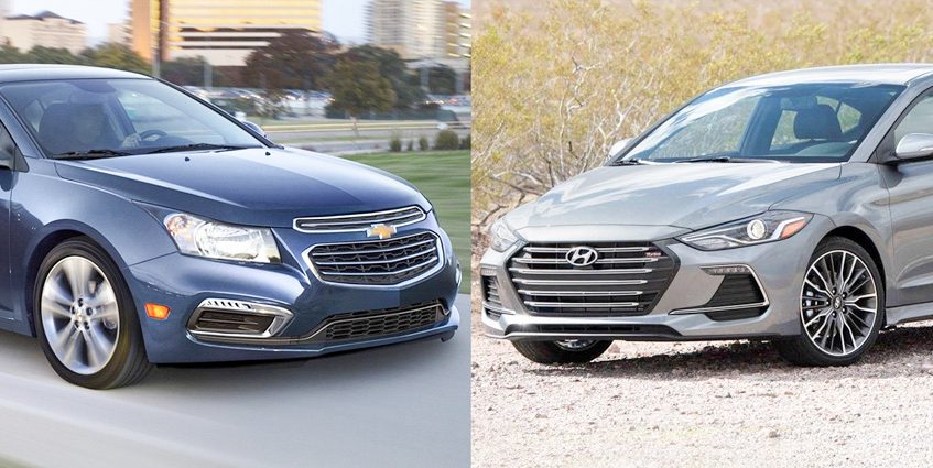 So sánh Hyundai Elantra và Chevrolet Cruze