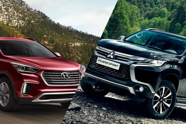 So sánh Hyundai SantaFe và Mitsubishi Pajero Sport
