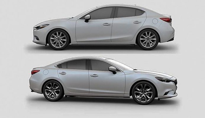 So sánh Mazda 3 và Mazda 6