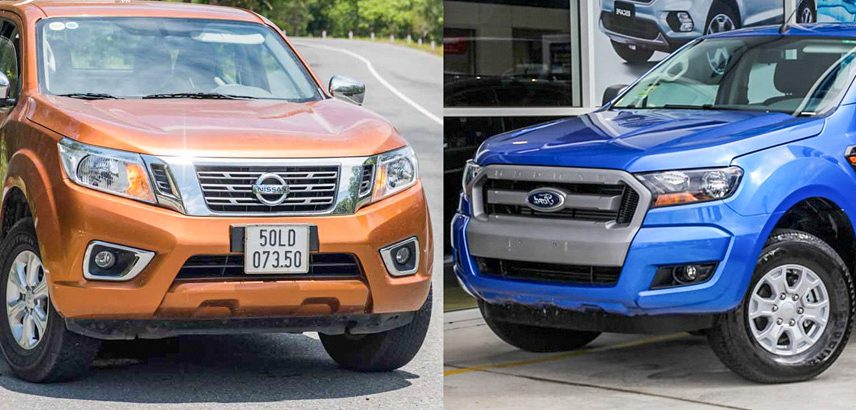 So sánh Nissan Navara và Ford Ranger